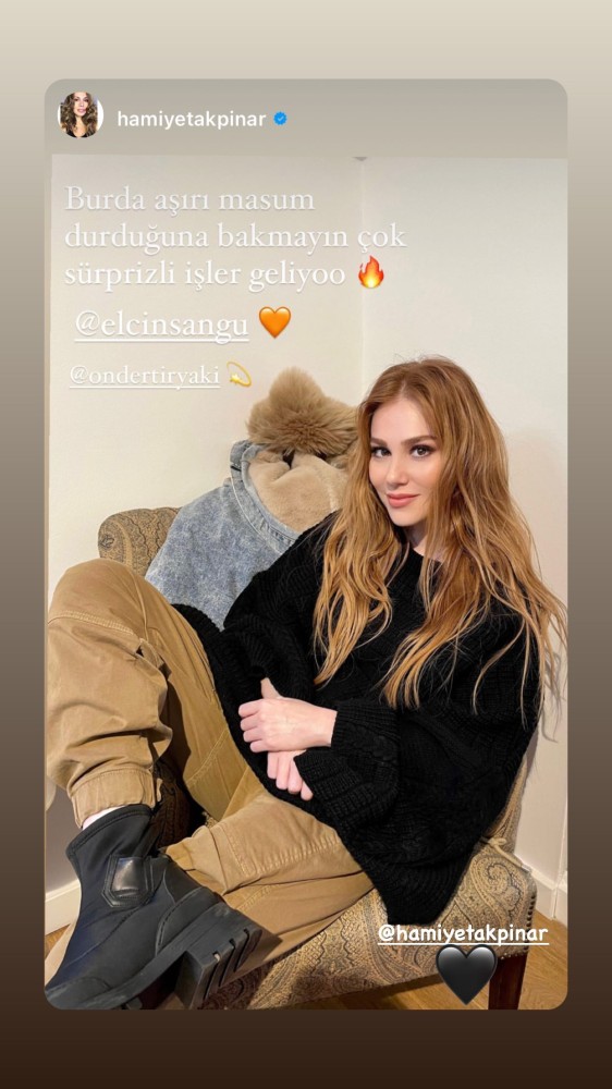 elcin sangu yeni proje mujdesini yeni imajiyla verdi